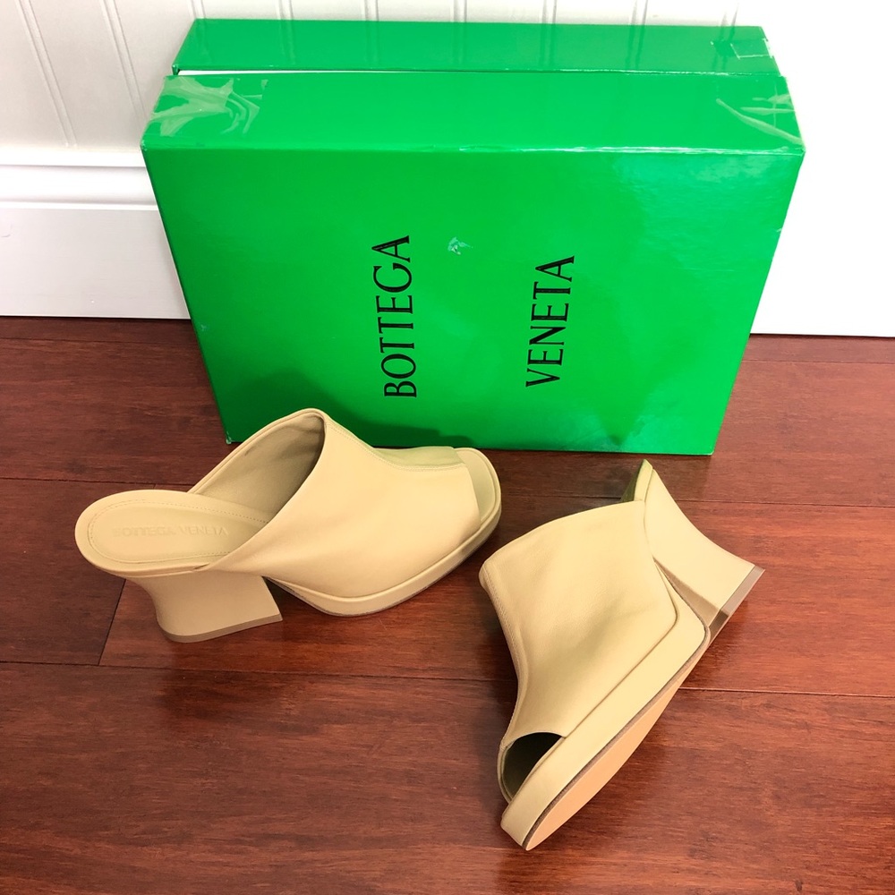 Bottega Veneta 90mm platform slide sandals